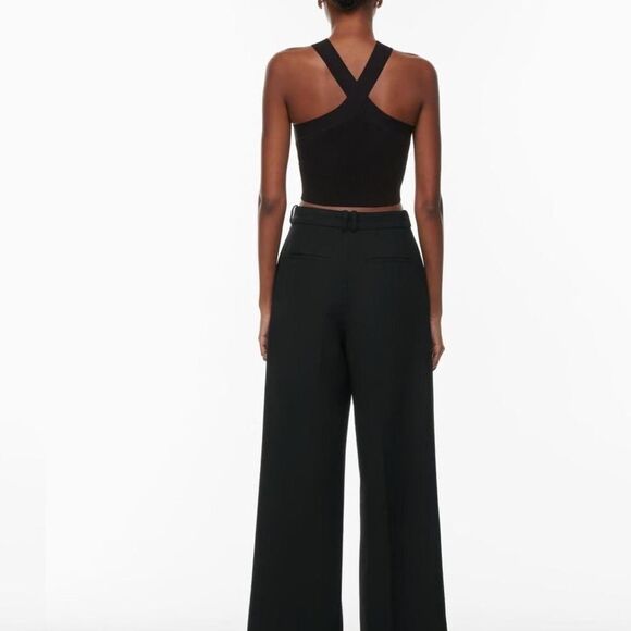 Aritzia Sculpt Knit Criss Cross Cropped Tank - size xxs - Picture 7 of 7